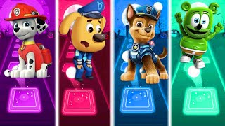 PAW PATROL VS SHERIFF LABRADOR VS CUTE DOG MARSHMELLO VS CUTE CAT THUNDER VS GummyBear DOG [upl. by Aubyn]