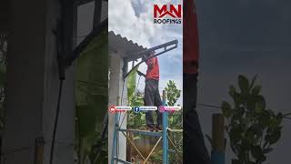 how to installation canopy roofingsyoutubeshorts marthandam nagercoil kanyakumari roofing [upl. by Solis982]