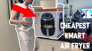 FIRST TIME USING AIR FRYER FROM KMART surprising results [upl. by Ardekal]