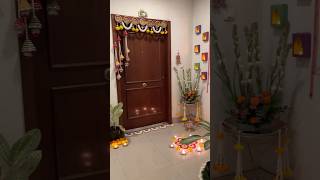 Diwali Entrance decor✨ shorts youtubeshorts diwali diwalicelebration diwalidecor indiandecor [upl. by Syah]