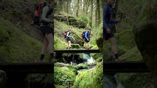 WATCH SILENT HIKING Mullerthal Trail  6 days Backpacking Luxembourg  Route 1 2 amp 3  112 km [upl. by Llednil]