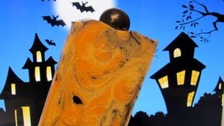 Extra Creamy Halloween Soap making [upl. by Nnyleitak974]