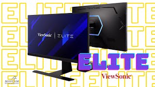 TODO SOBRE EL MONITOR ELITE DE VIEWSONIC  UNBOXING en ESPAÑOL [upl. by Dlorrej]