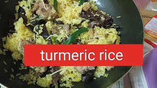 TURMERIC RICE MY OWN RECIPE STYLE HEATHY FOODSIMPLY YUMMYOFWLIFE COOKINGBOHOLANA GAMAY [upl. by Meggi947]