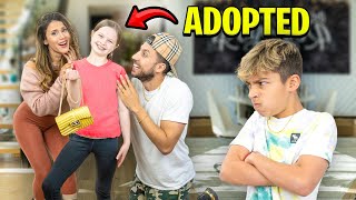 We ADOPTED a GIRL But Our SON Gets JEALOUS ft Jordan Matter [upl. by Limhaj]