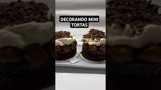 Decorando tortas brownies chocolate dulces brownie argentina pasteleria food viral shorts [upl. by Annazor]