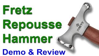 Fretz Repousse  Chasing Hammer Demo amp Review in HD [upl. by Ahmar]