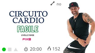 Allenamento Veloce Per Principianti Circuito Cardio Con Salti [upl. by Kamillah]