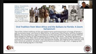 Oral Tradition from West Africa and the Balkans to Florida [upl. by Keeler]