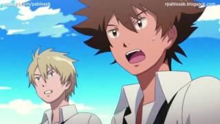 Digimon Adventure Tri  Tentomon MegaDigivolves to HerculeKabuterimon  Sub Español [upl. by Vince]