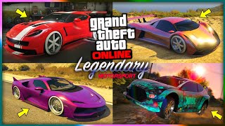 TOP 15 MEJORES VEHICULOS de LEGENDARY MOTORSPORT  GTA 5 Online en 2021  CjpMystic [upl. by Belldas]