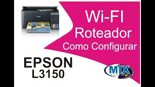 Como Re Configurar o Wi Fi da impressora Epson L3150 L3260 Reset do Wifi direct e conexão e senha [upl. by Airat]