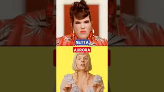 NETTA vs AURORA  No Autotune shorts [upl. by Everick]