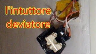 Deviatore elettrico Bticino interruttore come sostituirlo [upl. by Shaper]