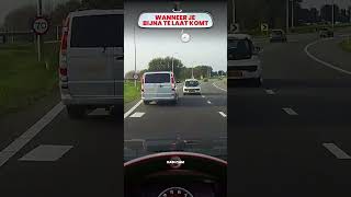 WEGMISBRUIKERS met grote HAAST  Shorts  Dashcam NL [upl. by Martella]