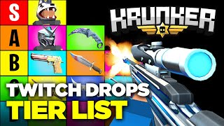 The Krunker Twitch Drops Tier List [upl. by Kerin]