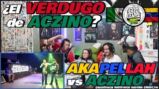 🔴COLOMBIANOS REACCIONAN a AKAPELLAH vs ACZINO  ¿El VERDUGO de ACZINO GOD LEVEL 2016 [upl. by Terris]