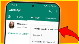 Cómo OCULTAR ESTADOS DE WHATSAPP A UNA PERSONA 2024 [upl. by Esinal]