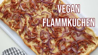 VEGAN FLAMMKUCHEN  Superlekker en met slechts 5 ingrediënten [upl. by Engenia374]