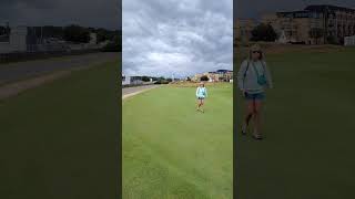 WOW  The 17th Green At St Andrews And Road Hole Bunker [upl. by Enyale948]