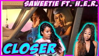 Saweetie  Closer feat HER Official Music Video REACTION [upl. by Donica]