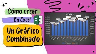 Dominando Gráficos Combinados en Excel😎 [upl. by Ecirtahs]