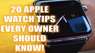 21 Amazing Apple Watch Tips Updated for iOS9 [upl. by Anastase375]