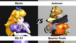 Bbatts vs Joshman  SoCal Star League 4 D1  Quarter Finals [upl. by Ellenig]