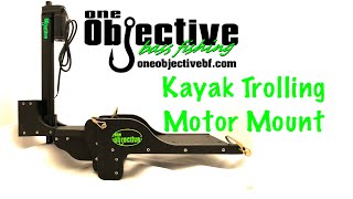 kayak trolling motor mount  Bonafide SS127 [upl. by Immas]