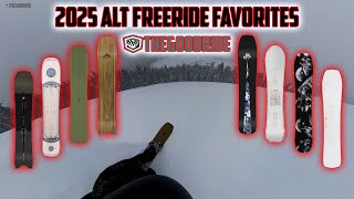 2025 Favorite Alternative Freeride Snowboards  An Honest List of Top Boards After Extensive Testing [upl. by Emanuele]