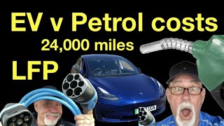 EV v Petrol costs 24000 miles [upl. by Ancell]