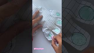 ✨how to make paper nails squishy hand✨ diy nails papercraft squishy asmr [upl. by Annaicul]