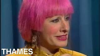 Zandra Rhodes interview  Fashion Designer  Talking personally  1986 [upl. by Marlyn]