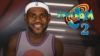 SPACE JAM 2 ft LeBron James Michael Jordan and Bugs Bunny [upl. by Lacym]