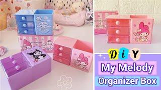 How to make a cute desk organizer at home  DIY cute desk organizer [upl. by Ramilahs]