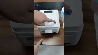 How to install label paper in BEEPRT LTK244BT printer [upl. by Yenar827]