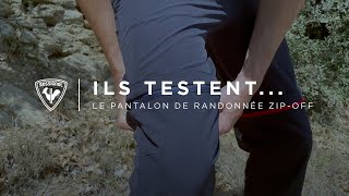 ROSSIGNOL  Thierry teste le pantalon de randonnée zipoff pour Homme [upl. by Engedus]