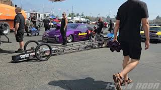 Sights and Sounds Misc Sportsman Qualifying 5 at the 64th annual NHRA Winternationals In N Out B [upl. by Fanny]