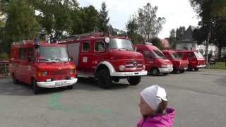 28 Feuerwehr Fahrzeuge in Furtwangen  DRK Feuerwehr DLRG Bergwacht [upl. by Skyler565]