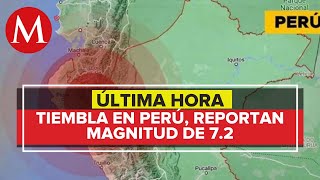 Sismo de magnitud 72 sacude el sur de Perú [upl. by Aistek814]