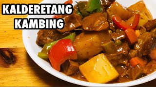 Kalderetang Kambing  Goat Kaldereta Recipe [upl. by Male]