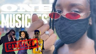 VLOG  One Music Fest Burna Boy Flop SWV Kirk Franklin Ari Lennox HER amp More [upl. by Ahseuqram688]