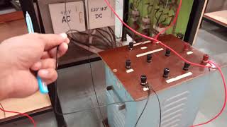 Expt5 Open and Short circuit Test of a single phase Transformer  ET lab part of EN19003 [upl. by Erdda]