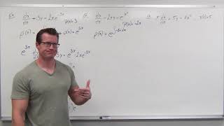 Solving Linear Differential Equations with an Integrating Factor Differential Equations 16 [upl. by Shipp]