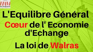 TD6Equilibre GénéralEX2 Loi de Walras et Cœur de lEconomie dEchange Allocation Pareto Optimale [upl. by Anyr990]