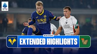 Hellas Verona vs Venezia Extended Highlights  Serie A  CBS Sports Golazo [upl. by Elleira230]