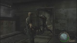 Resident Evil 4 Verdugo gets stuck on door [upl. by Akehsyt]