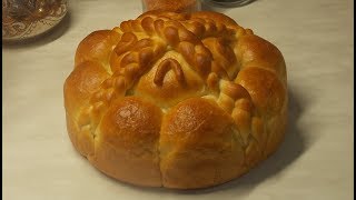 Slavski kolač za početnike posno Br1  Ritual Bread [upl. by Clarine]