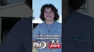 Youth Handler interview at the 2024 PKC Youth World Championship fueledbyjoy joydogfood treedog [upl. by Leuqer]