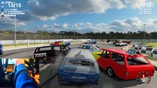 Wreckfest uk bangers ONLINE Part 4 With Wheel Cam [upl. by Anihs]